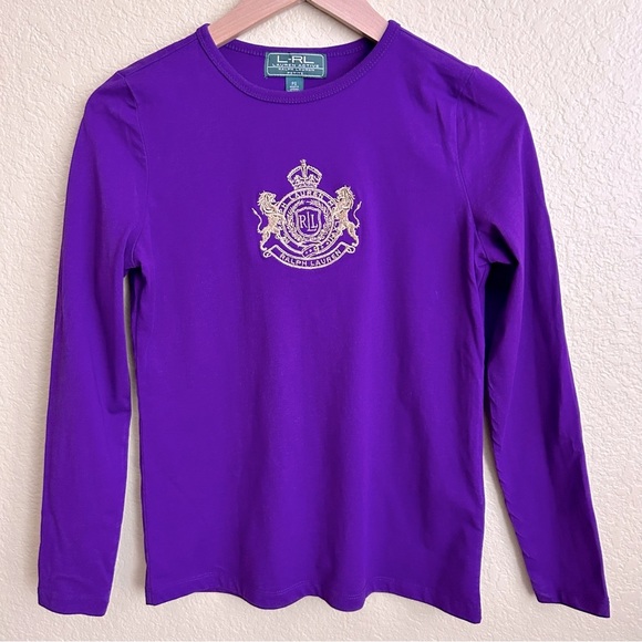 Ralph Lauren Lauren Active Vintage Long Sleeve Tee - Picture 1 of 7